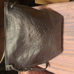 Brown Metallic Brighton Purse.